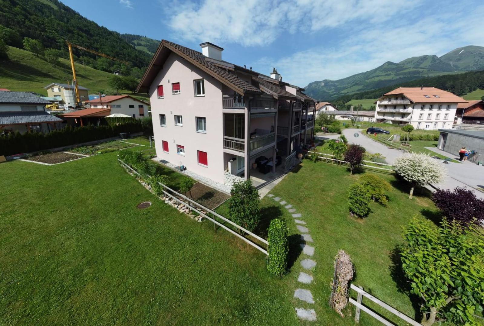 Gruyere Alpes Appartement 3 Chambres Bbq Parking Neirivue Exteriér fotografie