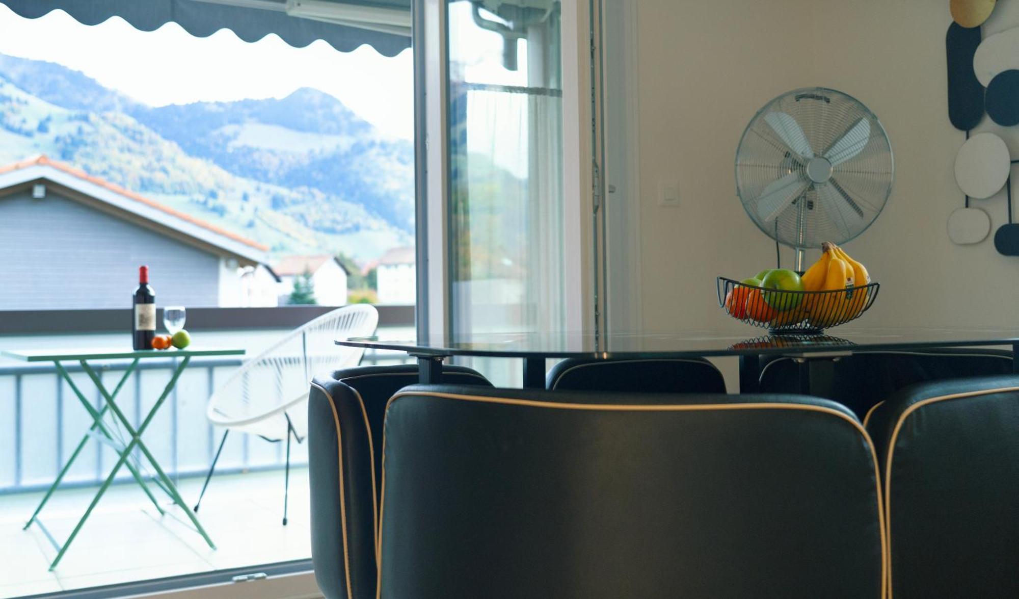 Gruyere Alpes Appartement 3 Chambres Bbq Parking Neirivue Exteriér fotografie