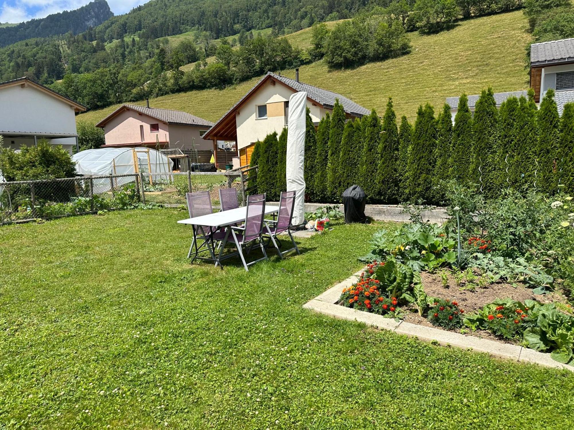 Gruyere Alpes Appartement 3 Chambres Bbq Parking Neirivue Exteriér fotografie